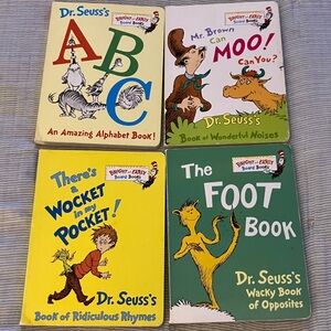 Dr. Seuss Bright Early Board Book Set of Four Books